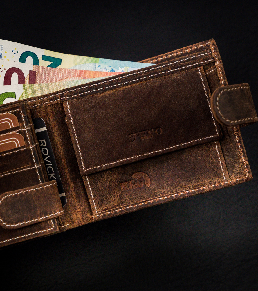 Кошелек мужской Buffalo Wild RM-05L-BAW-T-1495 Brown Кошелек мужской Buffalo Wild RM-05L-BAW-T-1495 Brown